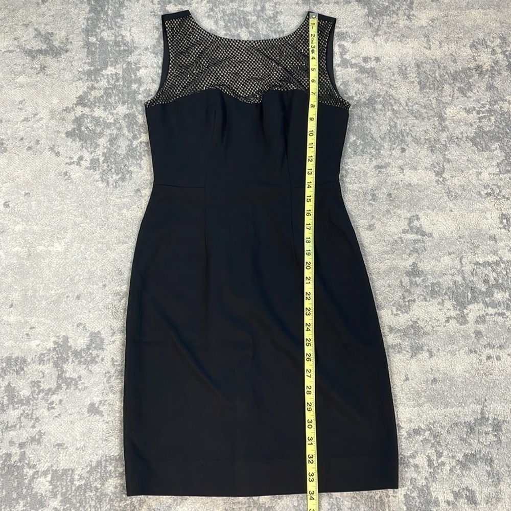 L’Agence For Intermix Black Sleeveless Sequin Mesh Sparkle Sheath Dress LBD - Picture 6 of 10
